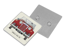 MG TD 1949-51 Square Fridge Magnet